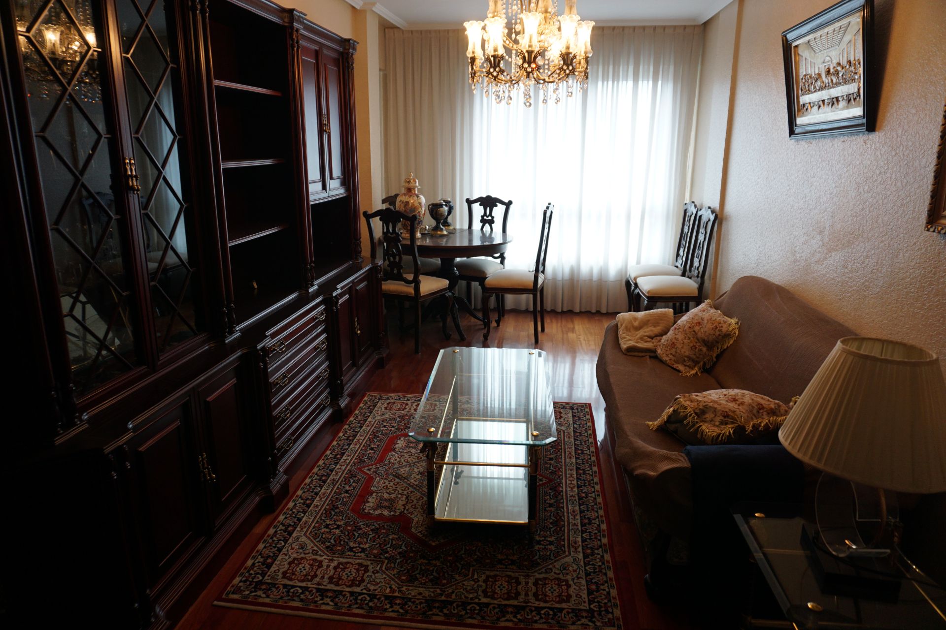 Living room of Flat for sale in Basauri   with Heating, Storage room and Furnished