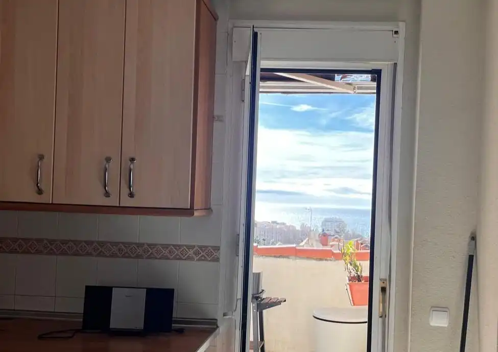 Cuina de Àtic en venda en Marbella amb Aire condicionat, Jardí privat i Terrassa