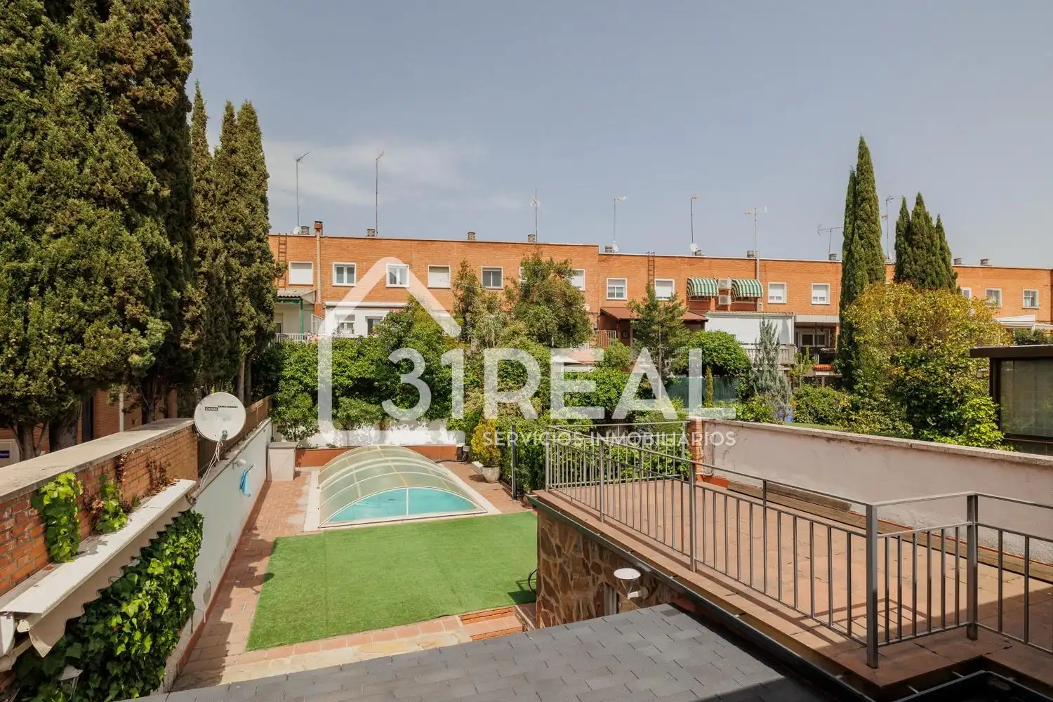 Jardí de Casa o xalet en venda en  Madrid Capital amb Jardí privat, Terrassa i Piscina