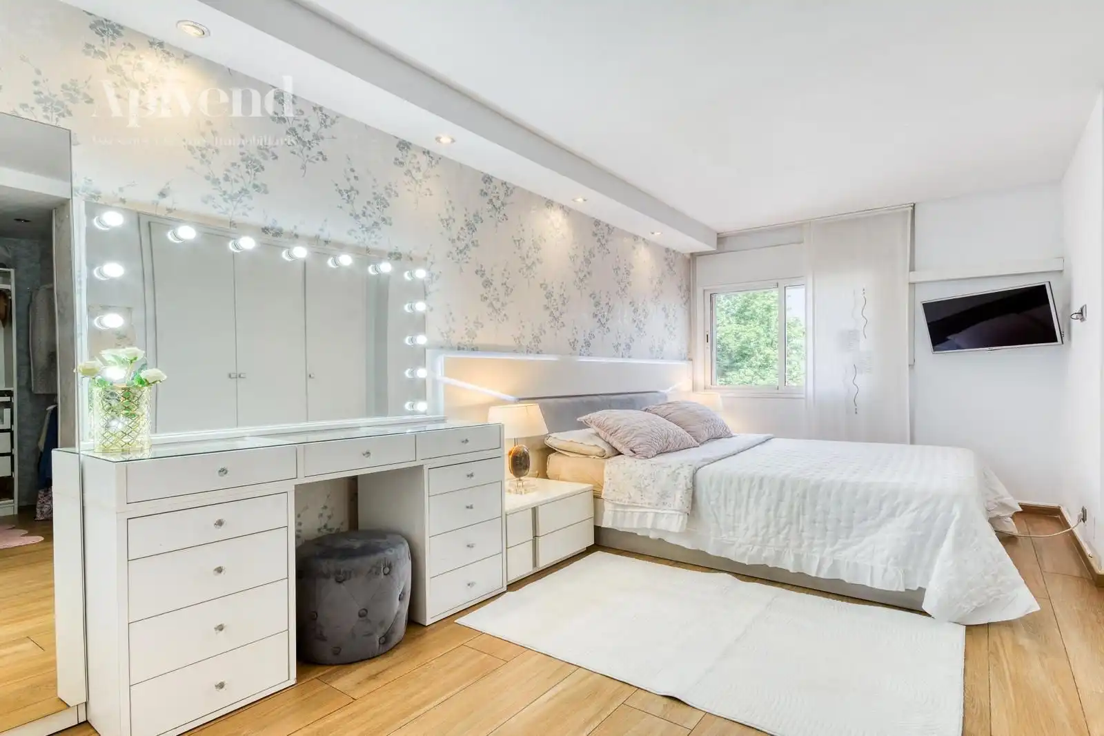 Bedroom of Flat for sale in Figueres  with Air Conditioner and Terrace