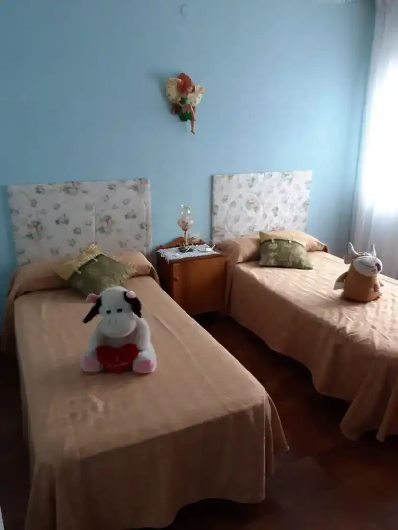 Schlafzimmer von Wohnung zur Miete in Villarejo de Órbigo mit Balkon