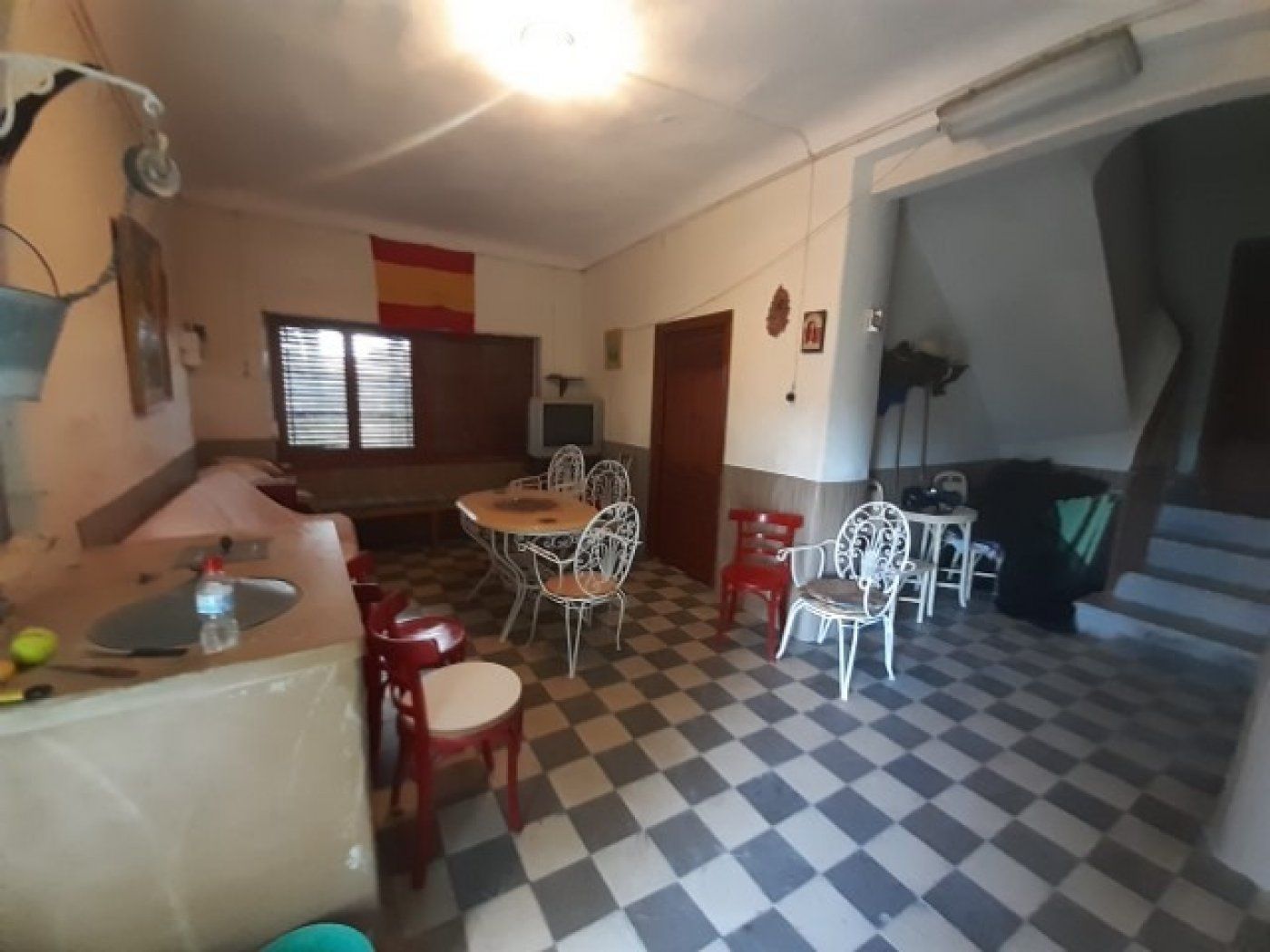 Menjador de Casa o xalet en venda en Elda amb Jardí privat, Terrassa i Piscina