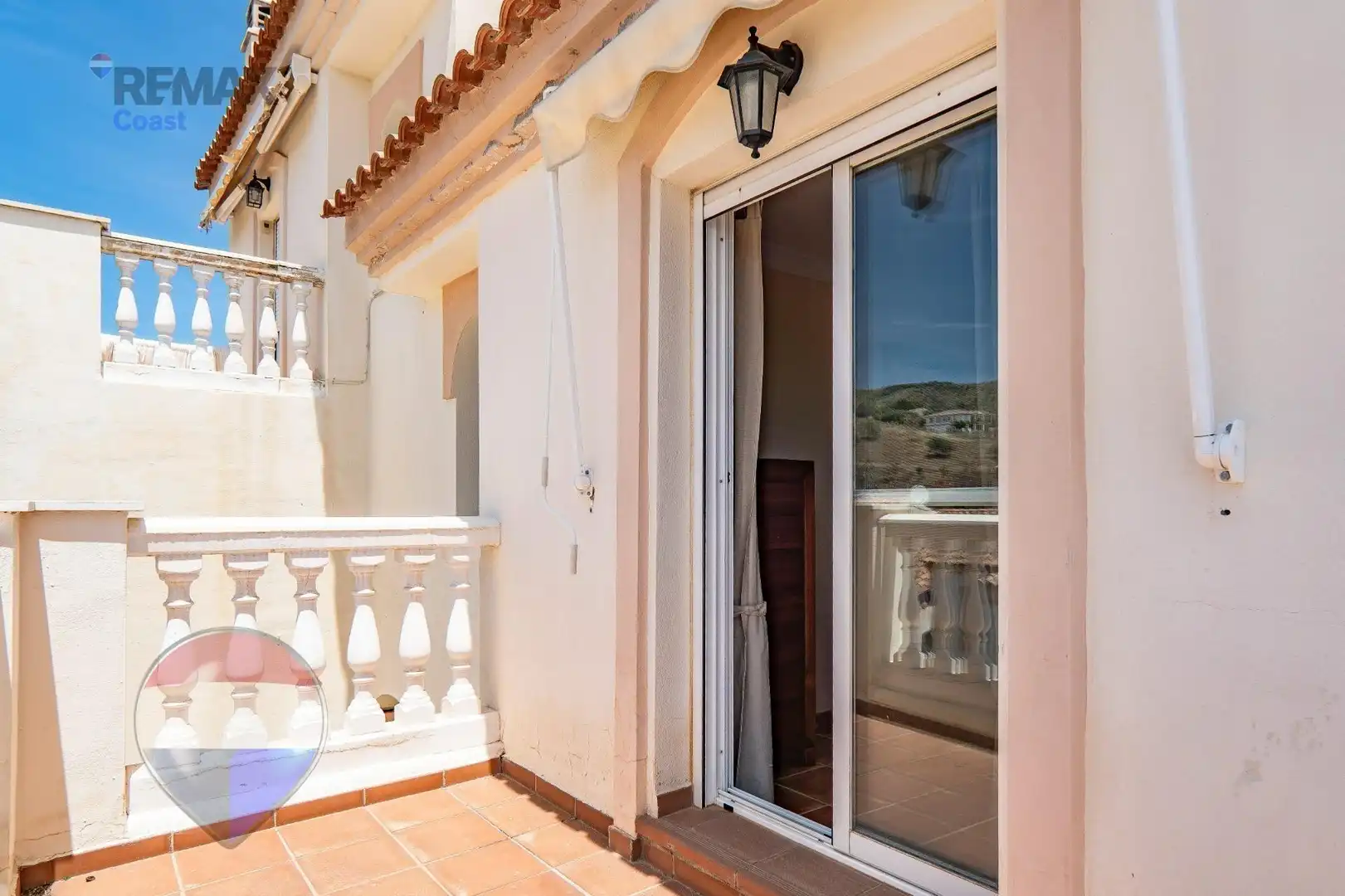 Terrasse von Einfamilien-Reihenhaus zum Verkauf in Rincón de la Victoria mit Klimaanlage, Terrasse und Abstellraum