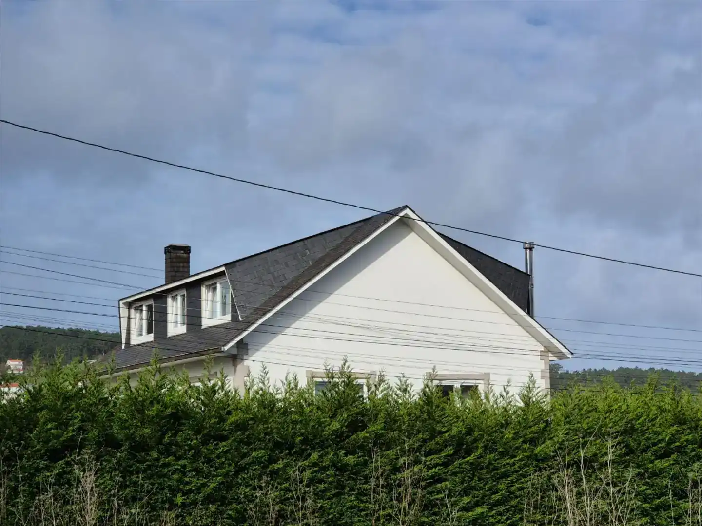 Vista exterior de Casa o xalet en venda en Cabana de Bergantiños amb Jardí privat, Parquet i Traster