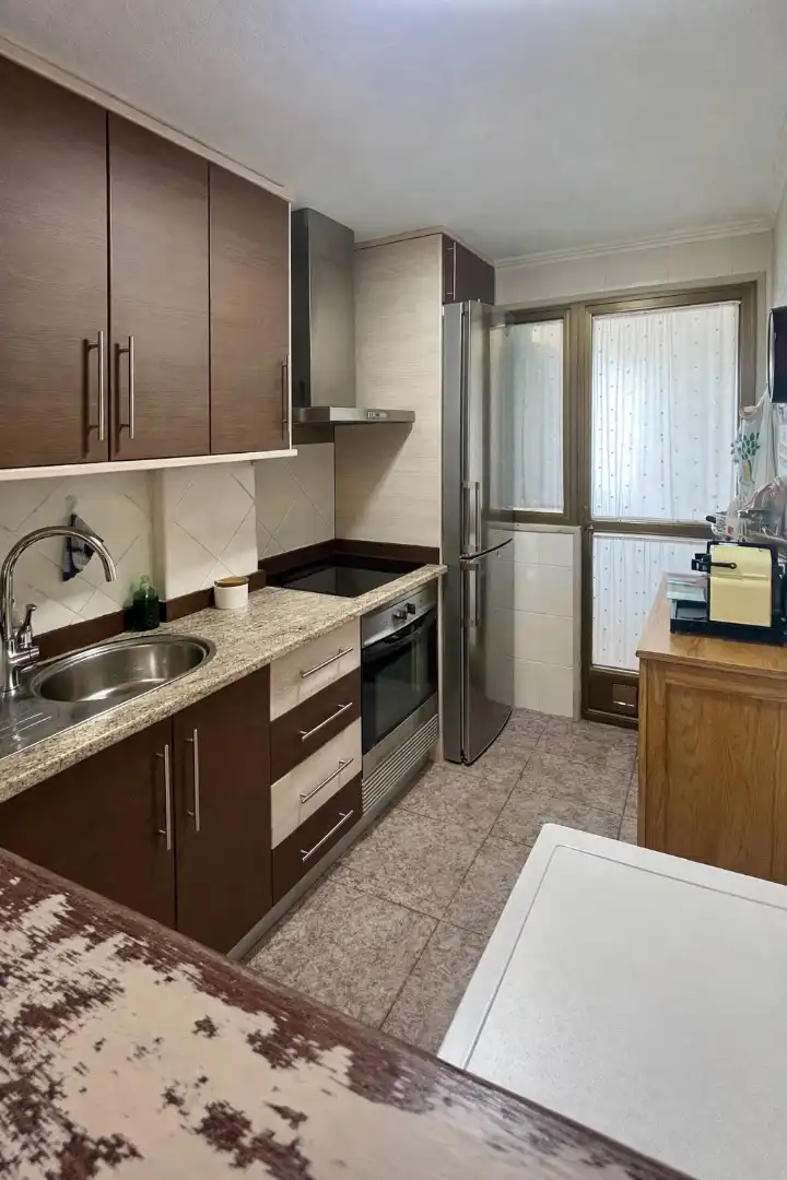 Kitchen of Flat for sale in Almería  with Air Conditioner, Terrace and Community pool