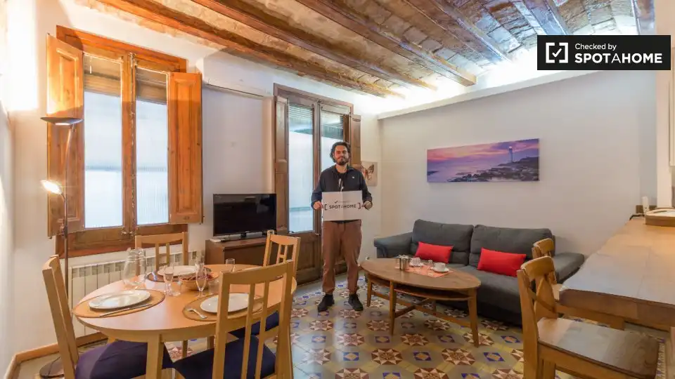 Appartamento con terrazza in affitto a Ciutat Vella, imagen 17