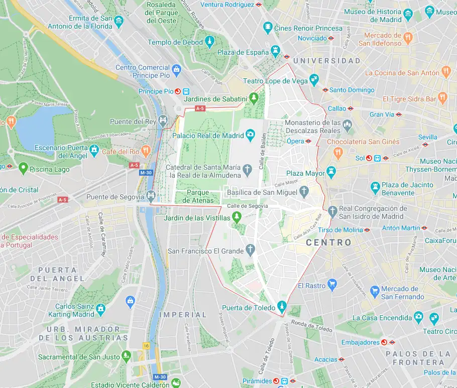 Außenansicht von Wohnung zur Miete in Madrid mit Klimaanlage, Heizung und Möbliert