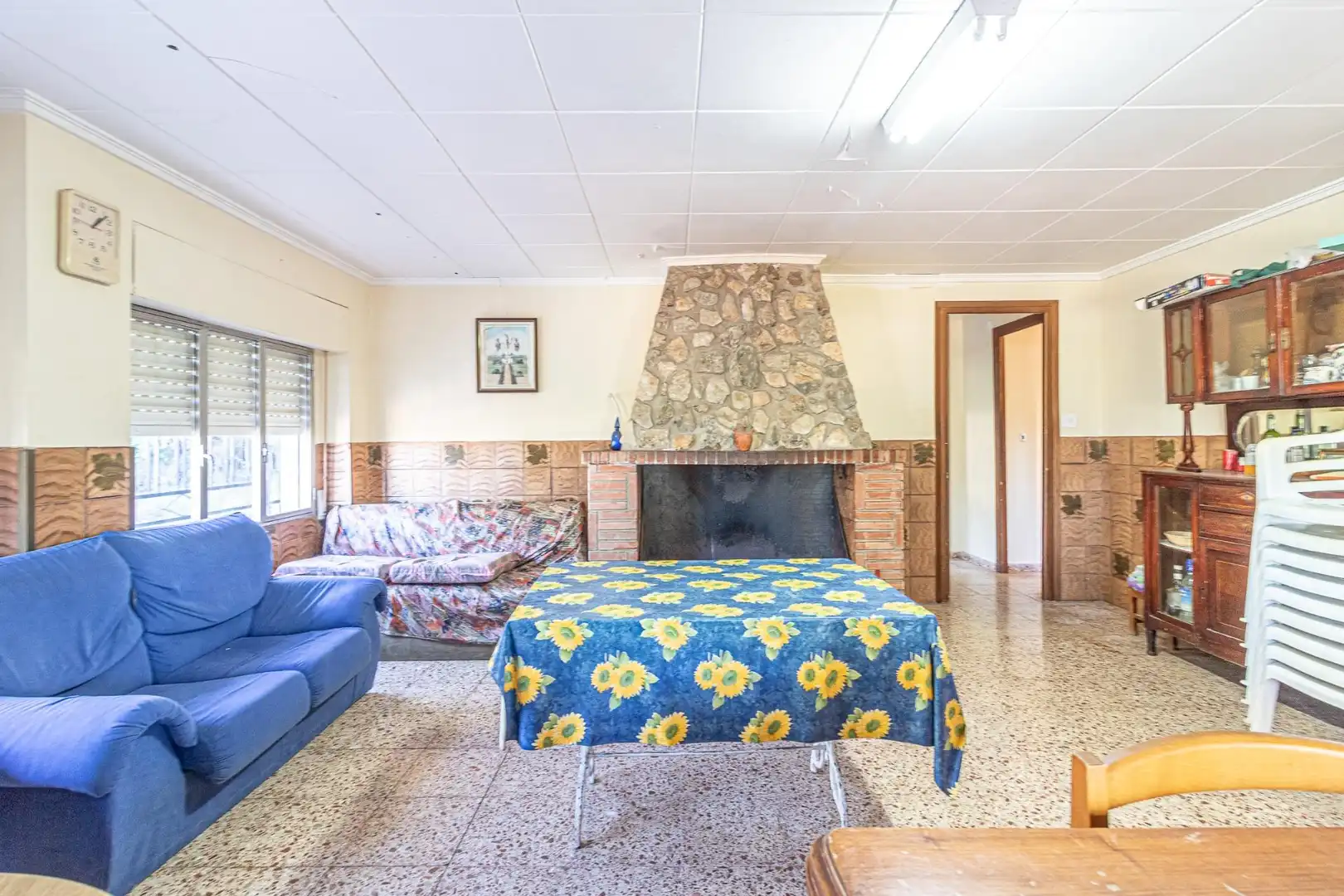 Wohnzimmer von Haus oder Chalet zum Verkauf in Carlet mit Heizung, Privatgarten und Terrasse