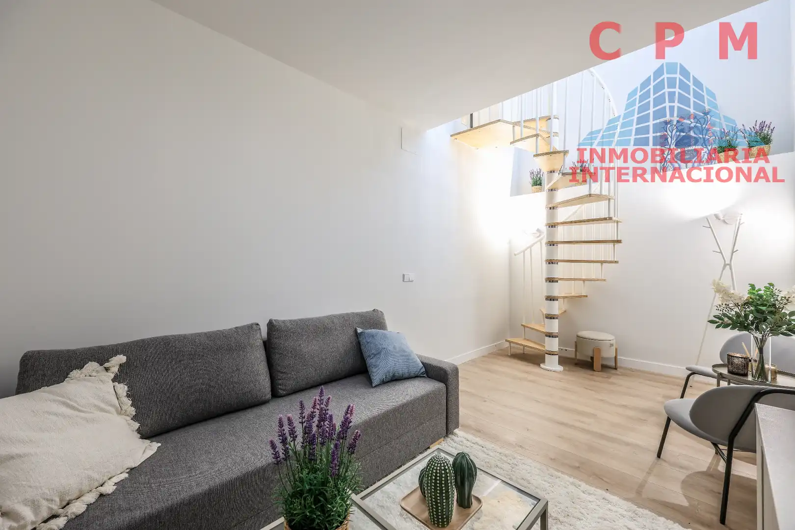 Wohnzimmer von Maisonette zur Miete in Madrid mit Klimaanlage, Heizung und Parkett
