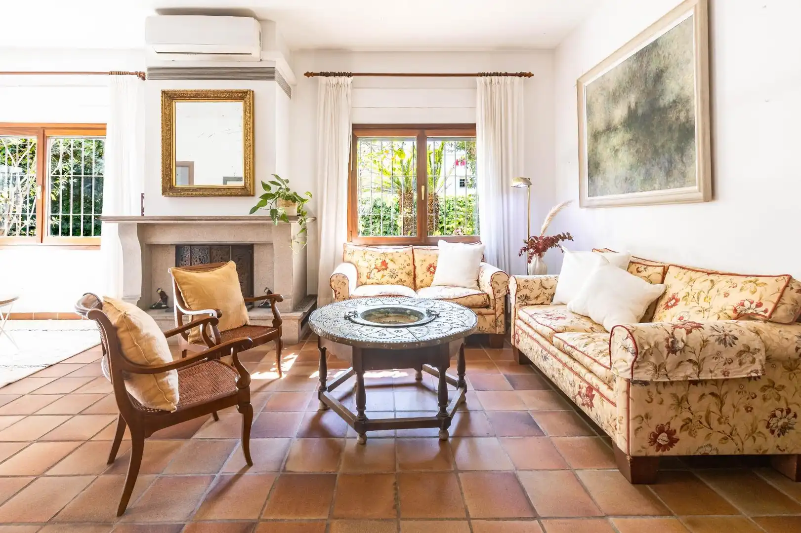 Living room of Houses for sale in Rocafort  with Air Conditioner, Heating and Private garden