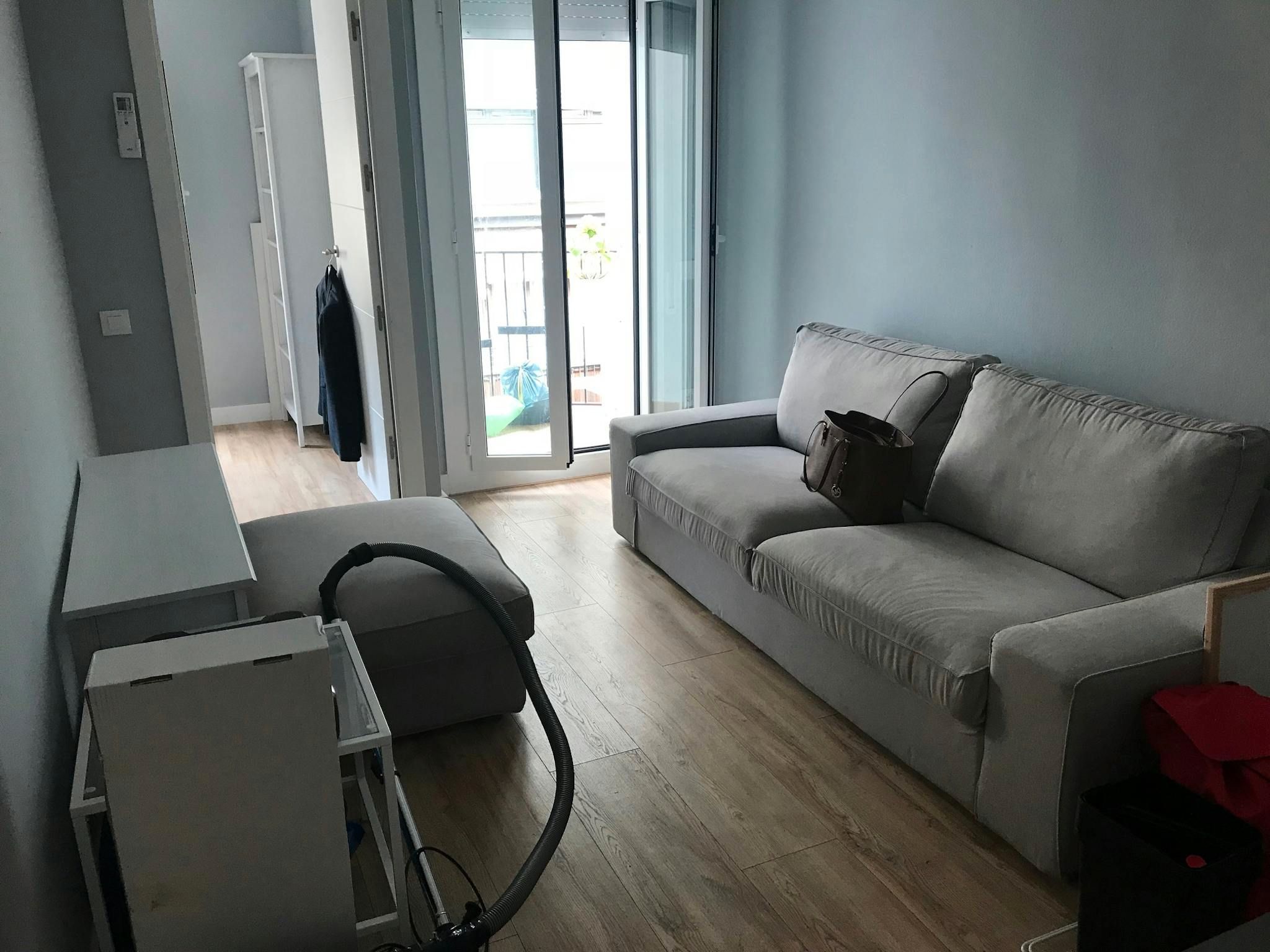 Living room of Flat for rent in  Barcelona Capital  with Air Conditioner, Heating and Furnished