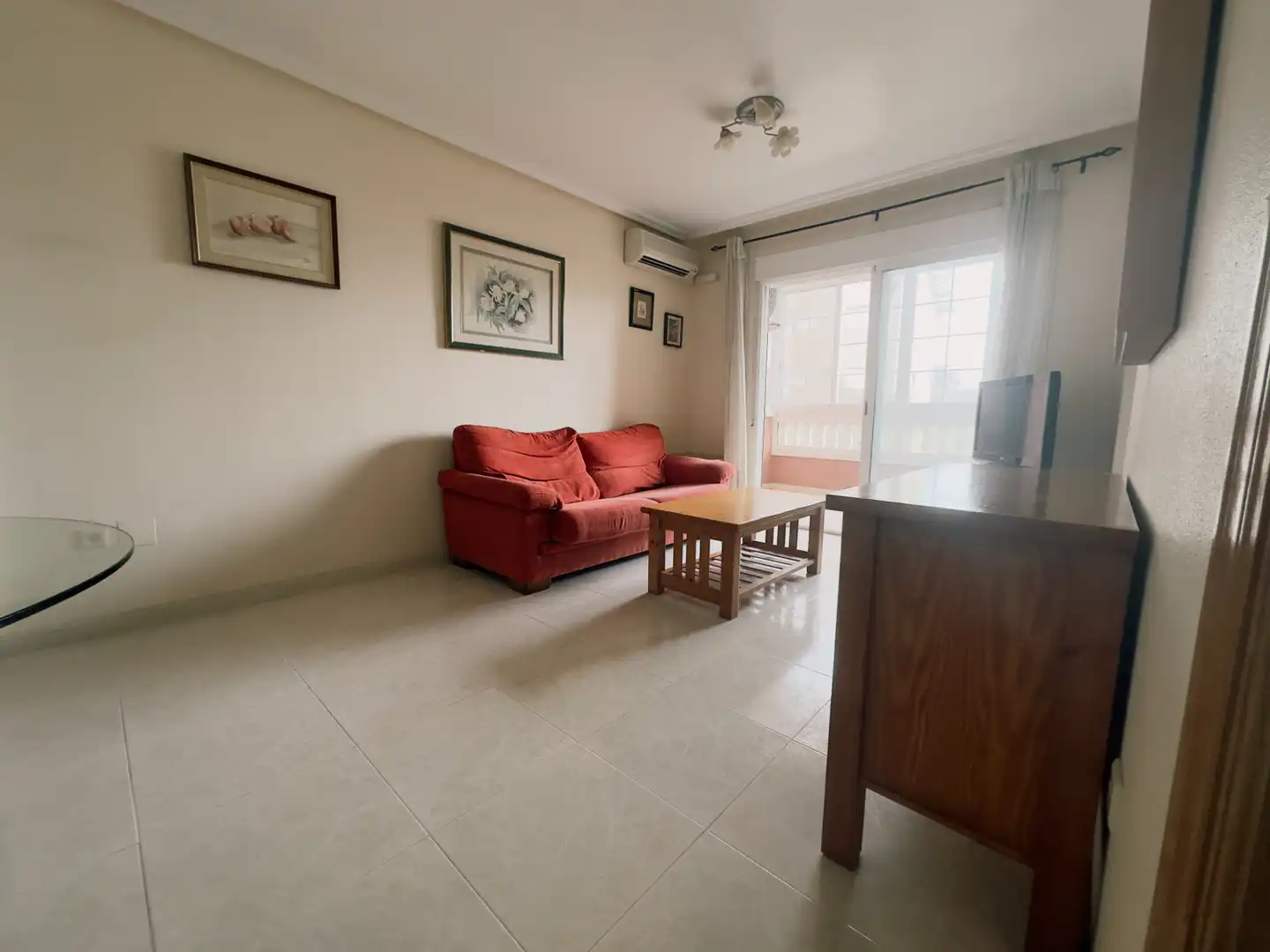 Sala de estar de Apartamento en venta en Elche / Elx con Aire acondicionado, Terraza y Amueblado