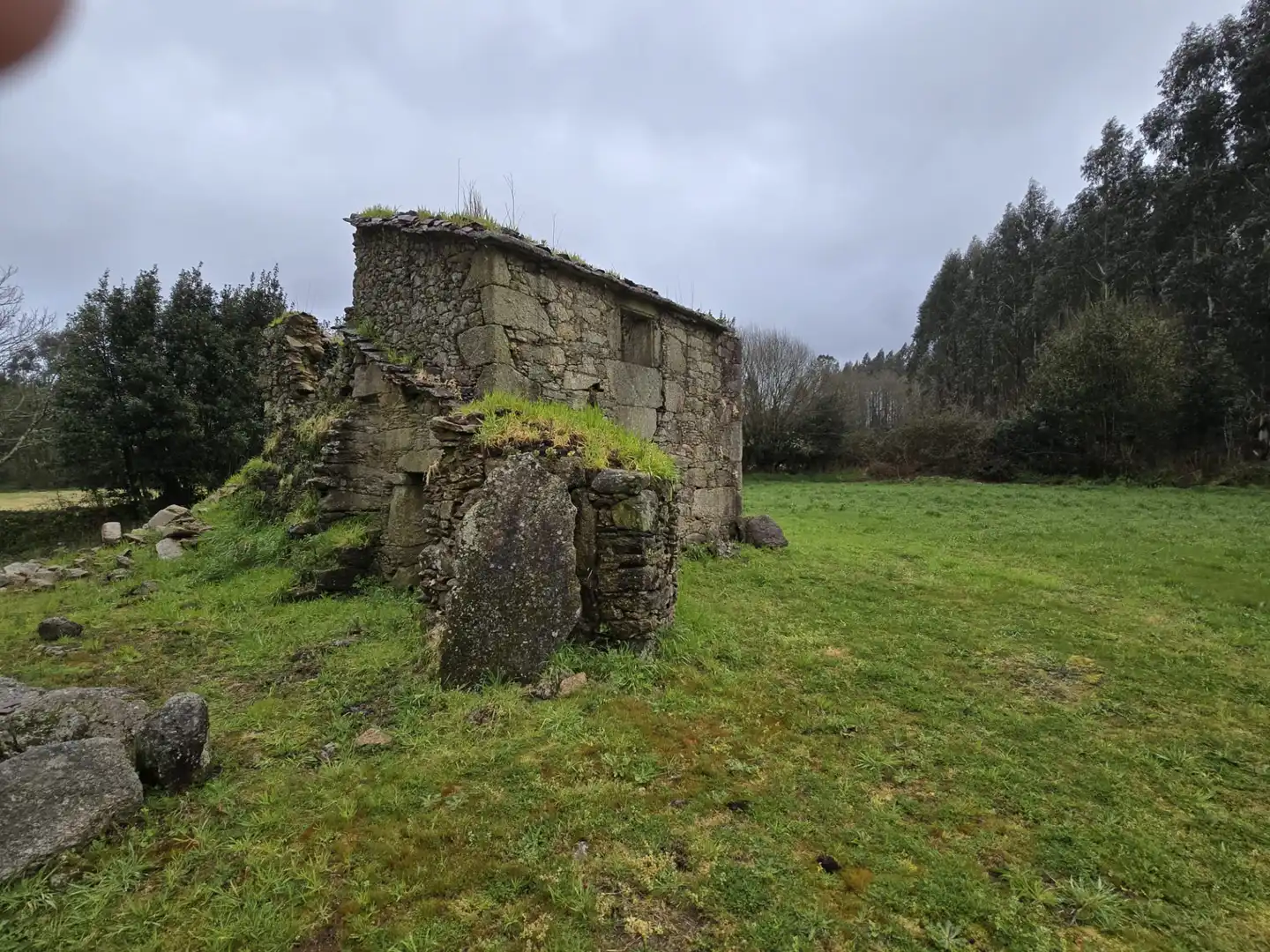 Vista exterior de Finca rústica en venda en Cerceda amb Jardí privat