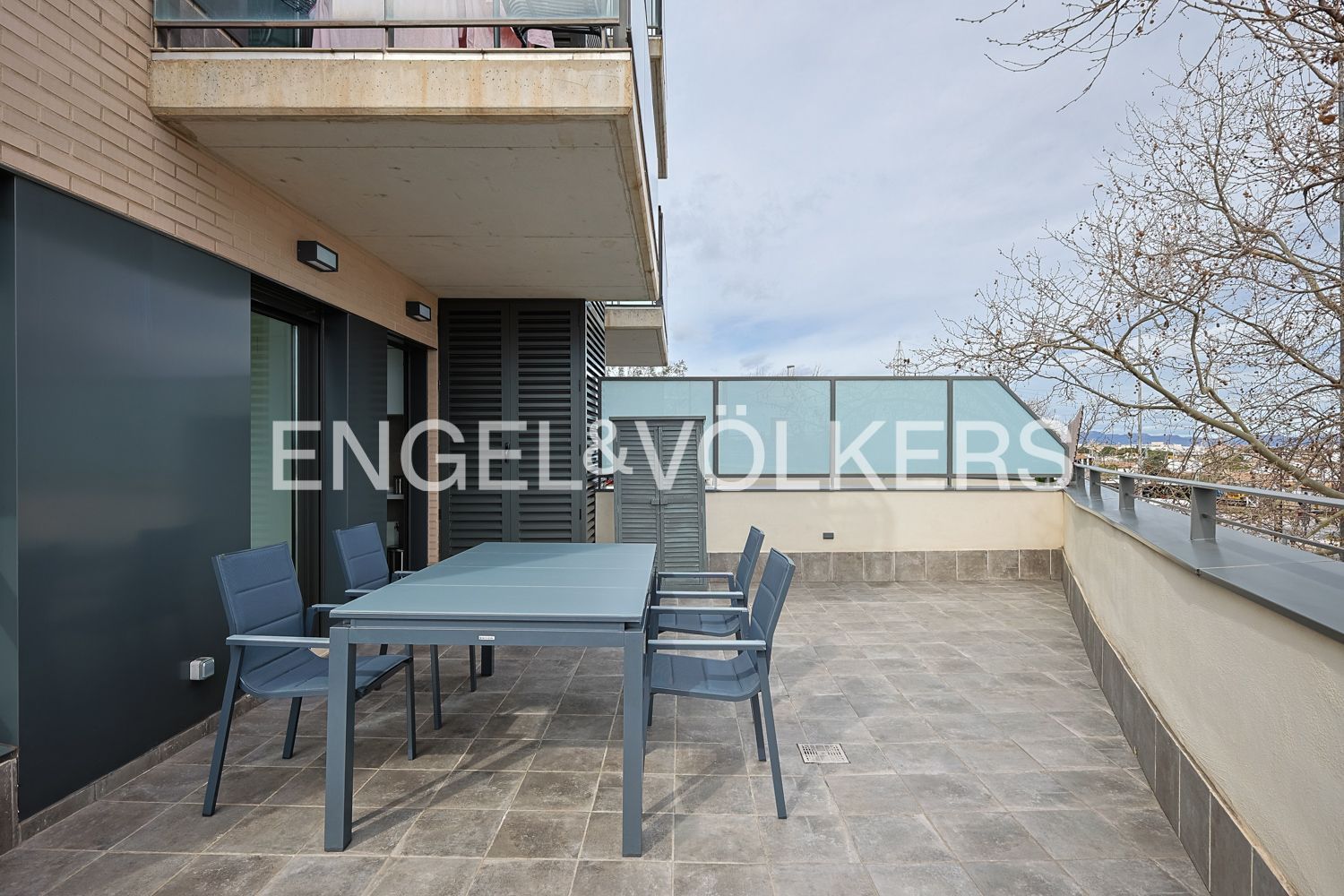 Terrace of Flat to rent in  Valencia Capital  with Air Conditioner, Heating and Terrace