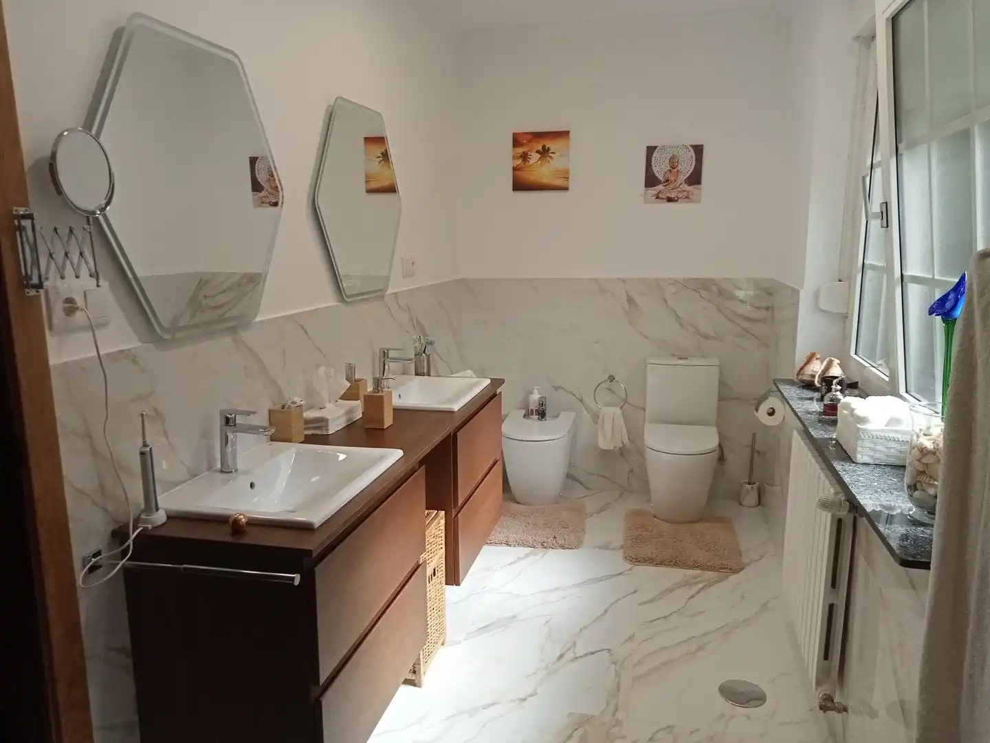 Baño de Casa o chalet en venta en Vilagarcía de Arousa con Calefacción, Piscina y Balcón