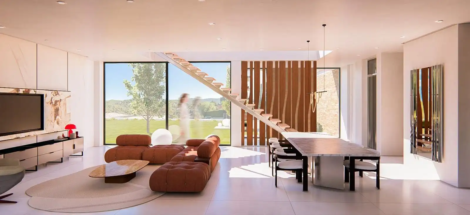 Wohnzimmer von Haus oder Chalet zum Verkauf in Sant Andreu de Llavaneres mit Terrasse