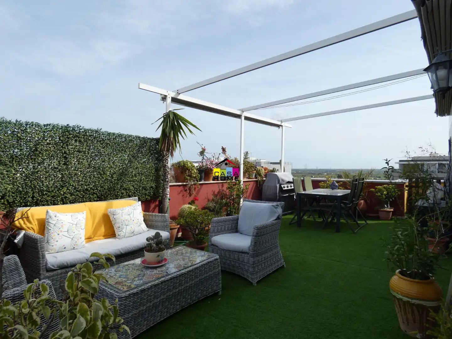 Terraza de Ático en venta en Castellón de la Plana / Castelló de la Plana con Aire acondicionado, Parquet y Terraza