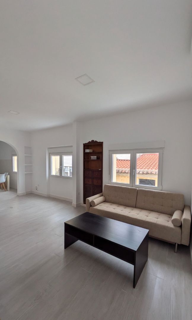 Living room of Flat to rent in Badajoz Capital  with Terrace, Storage room and Furnished