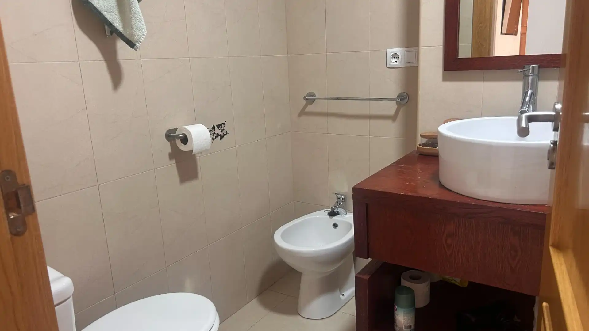 Badezimmer von Erdgeschoss zur Miete in Torre-Pacheco mit Klimaanlage, Heizung und Privatgarten