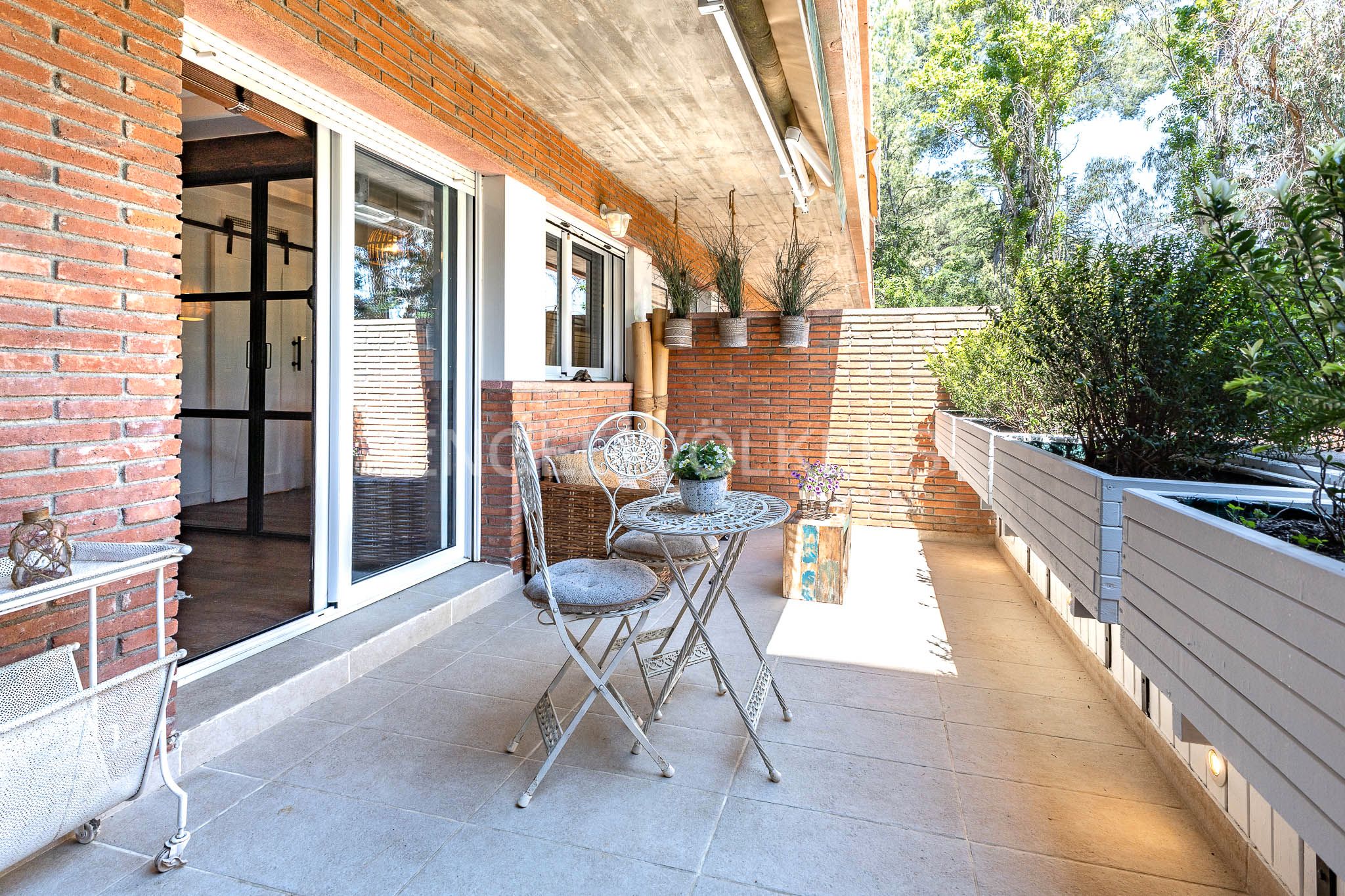 Terrassa de Apartament en venda en Sant Cugat del Vallès amb Aire condicionat, Calefacció i Parquet