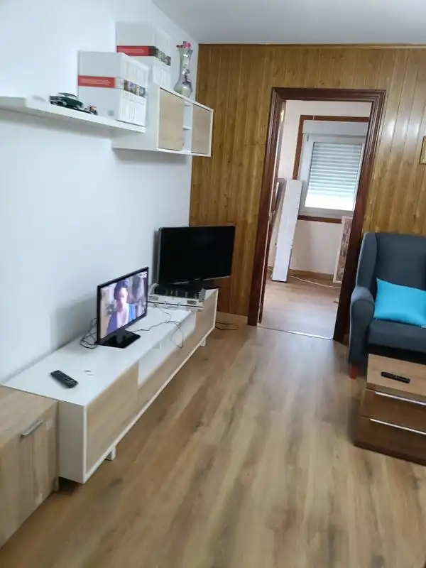Living room of Flat for rent in Foz  with Heating, Furnished and Oven