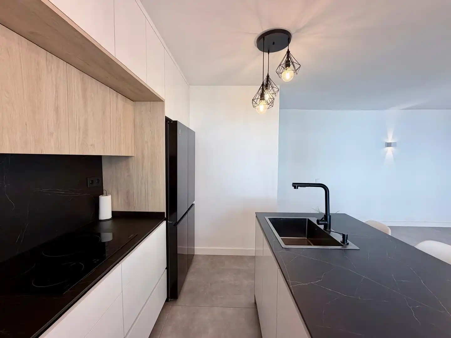 Kitchen of Houses for sale in Roquetas de Mar  with Air Conditioner, Heating and Private garden
