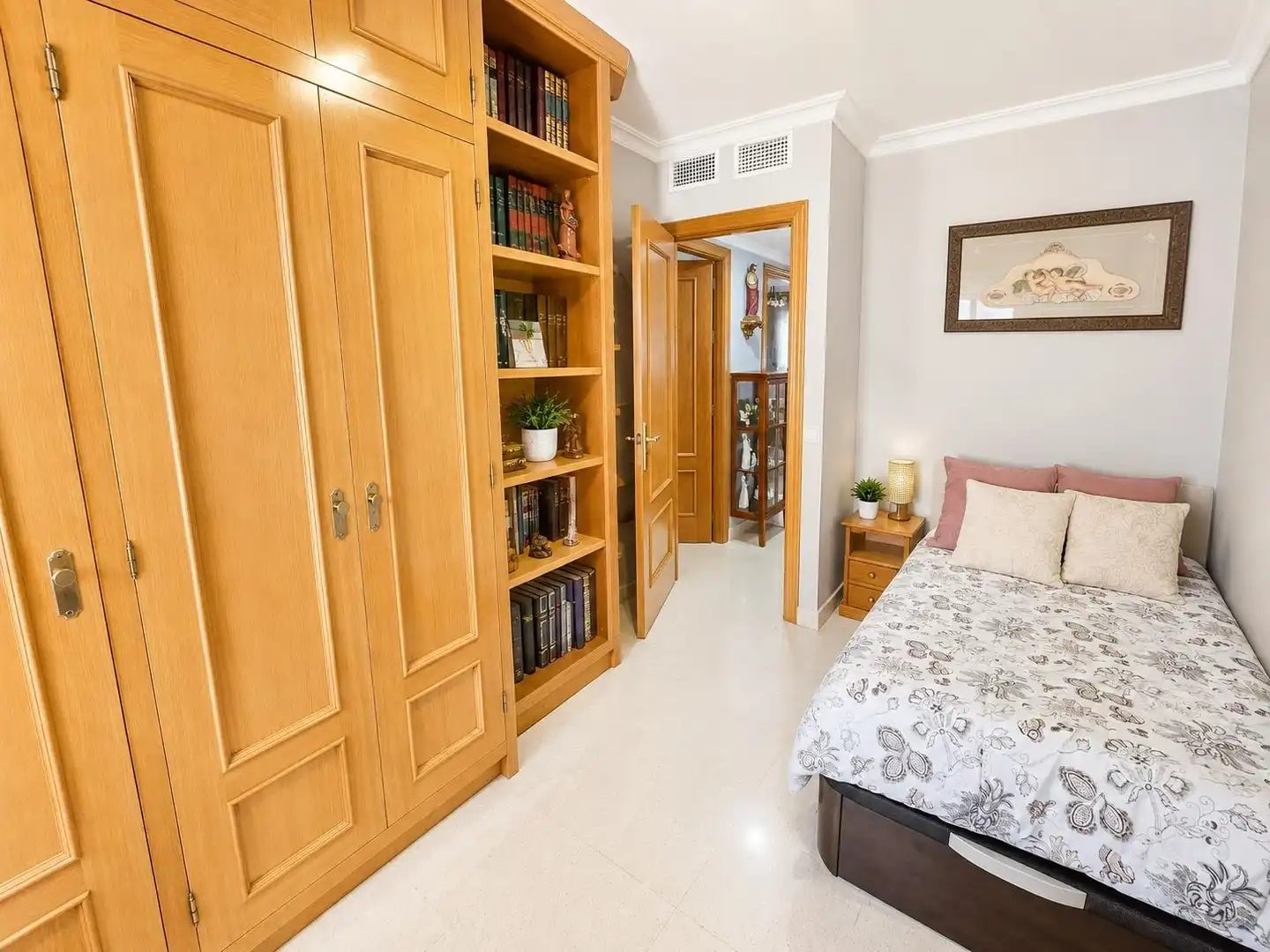 Bedroom of Flat for sale in Málaga  with Air Conditioner, Terrace and Storage room