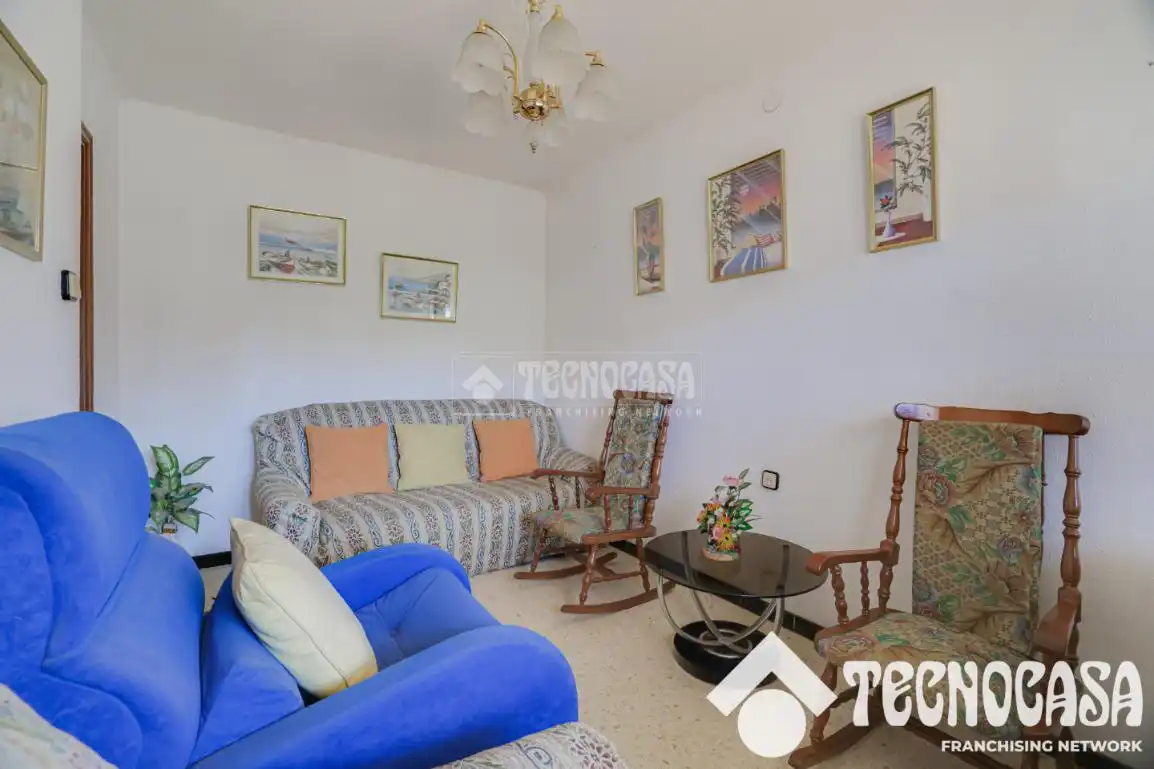 Sala de estar de Piso en venta en Badalona con Terraza