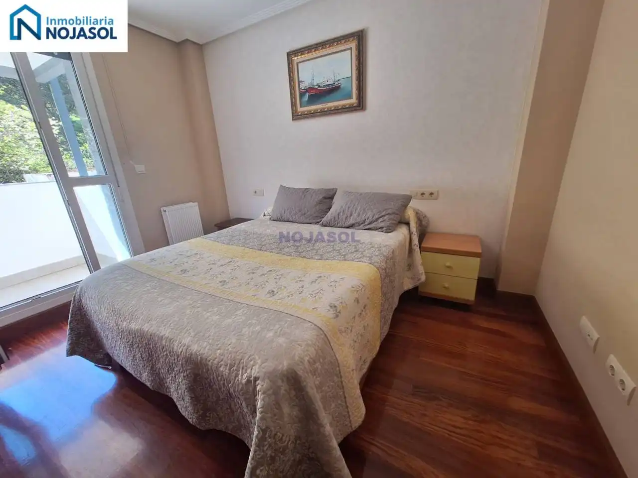 Schlafzimmer von Wohnungen zur Miete in Noja mit Heizung, Terrasse und Möbliert