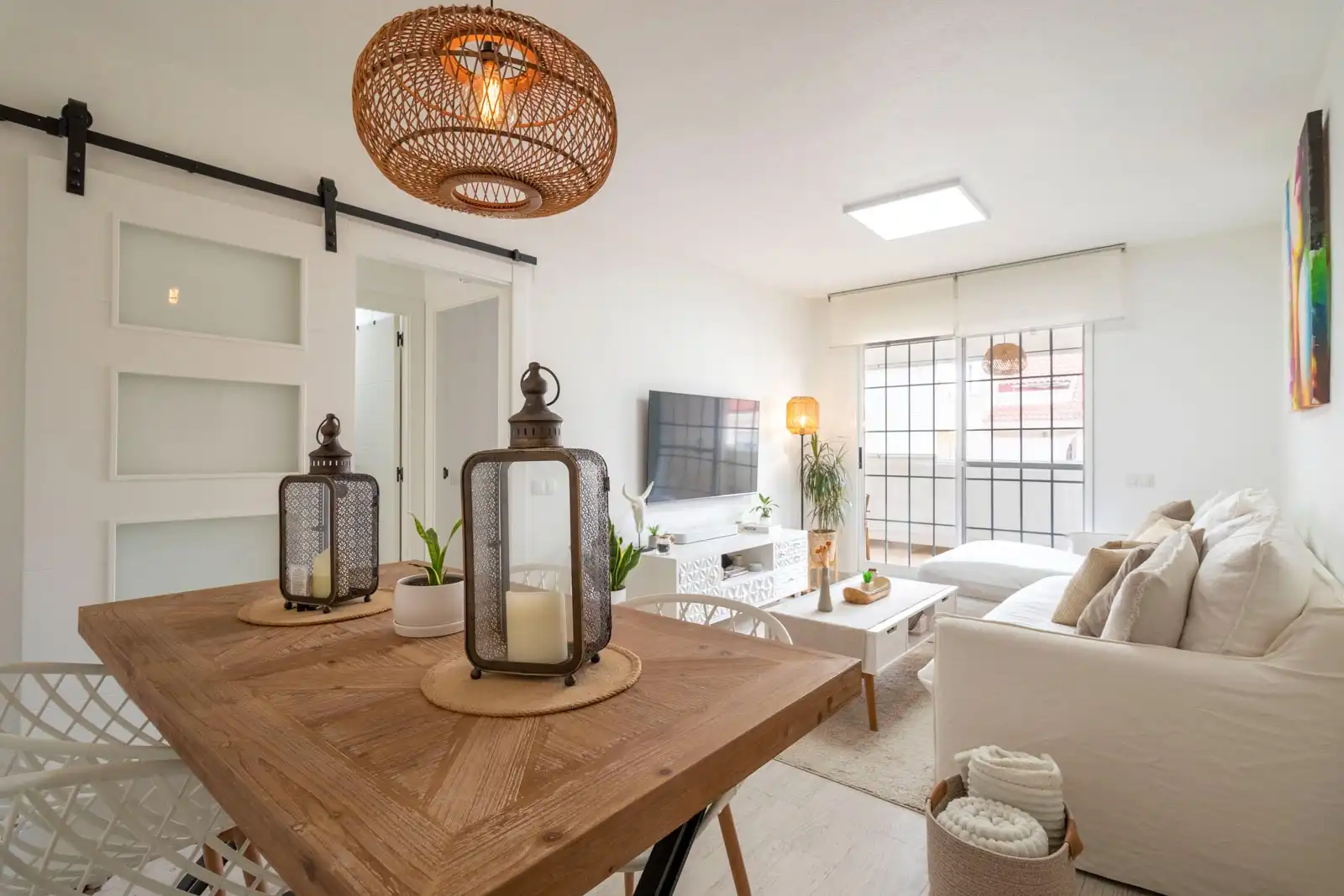 Living room of Flat for sale in Santa Pola  with Furnished and Community pool