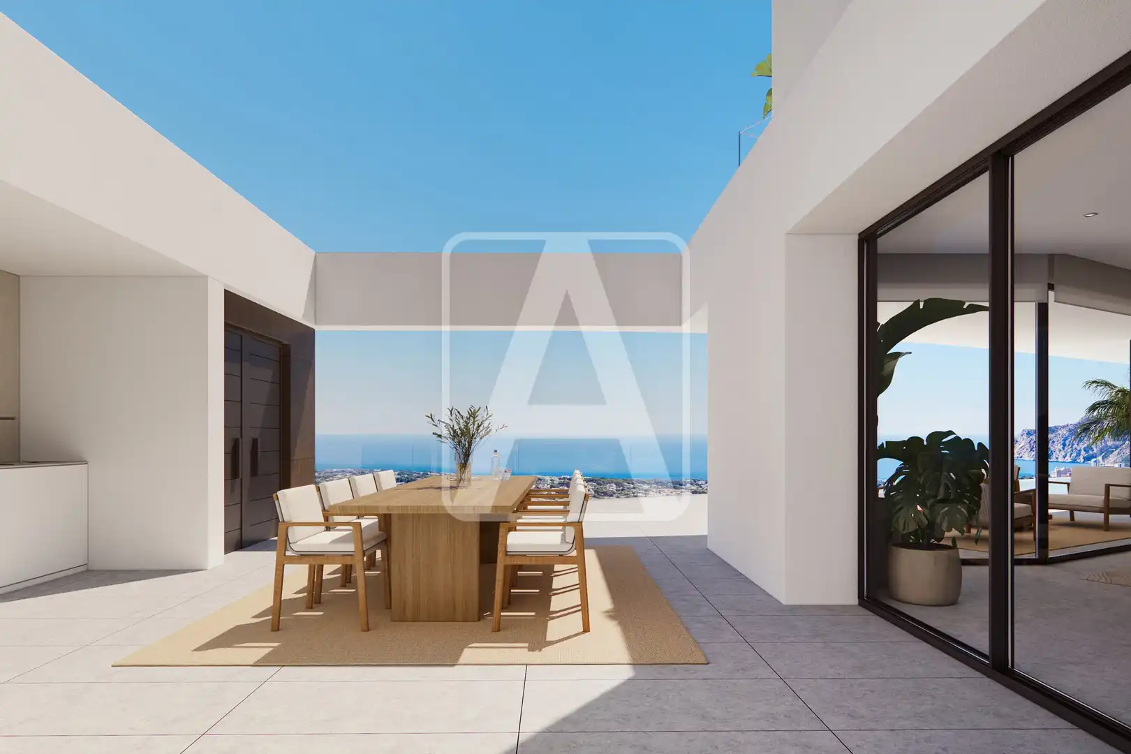 Terrace of Houses for sale in Benissa  with Air Conditioner, Heating and Private garden