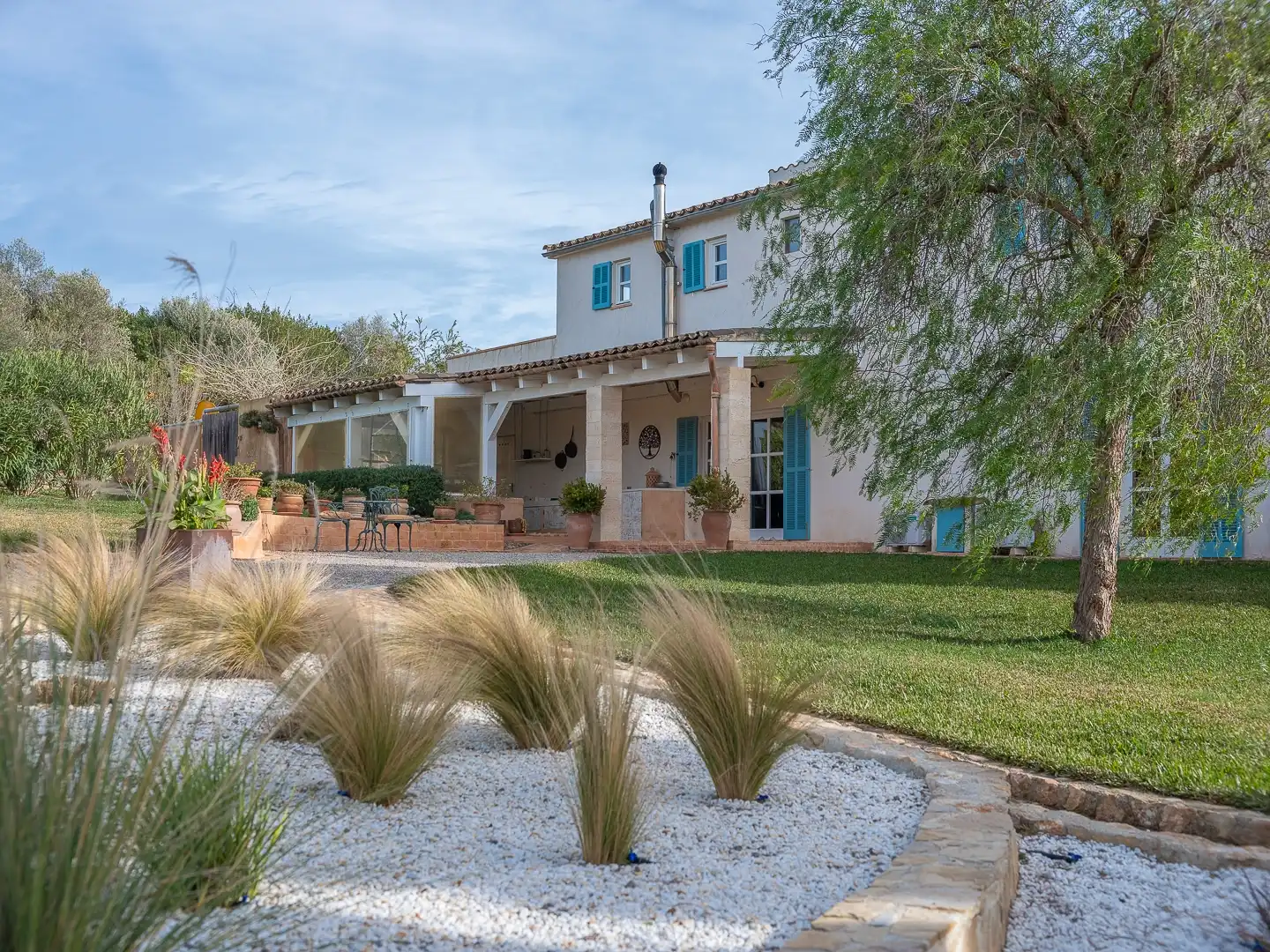 Exterior view of Country homes for sale in Manacor  with Air Conditioner, Heating and Storage room