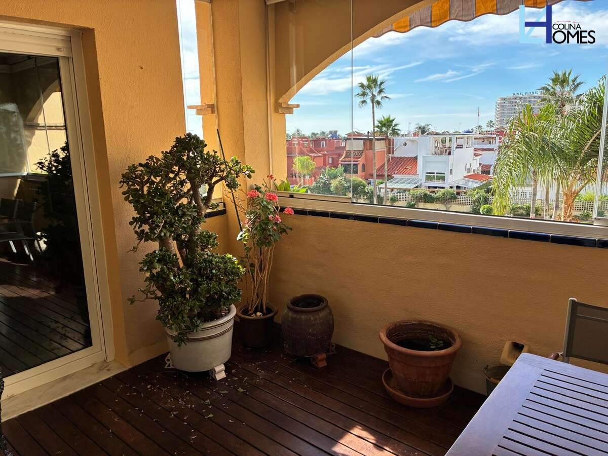 Balcony of Flat for sale in Torremolinos  with Air Conditioner, Terrace and Furnished