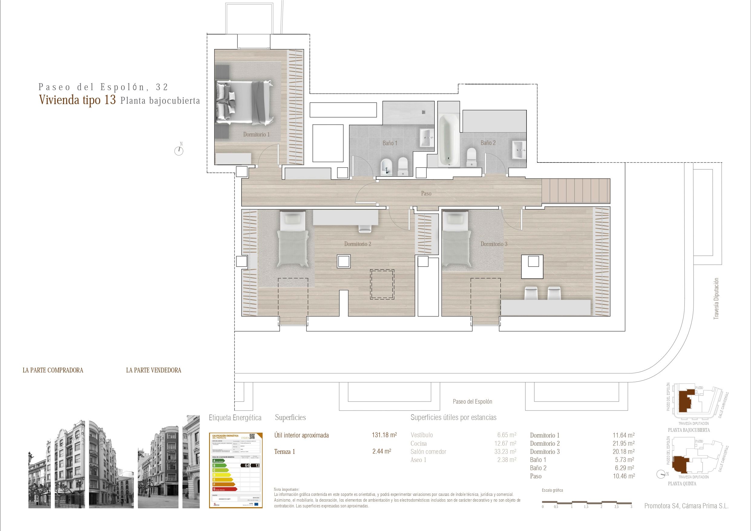 Duplex for sale in Burgos Capital  with Heating, Balcony and Alarm
