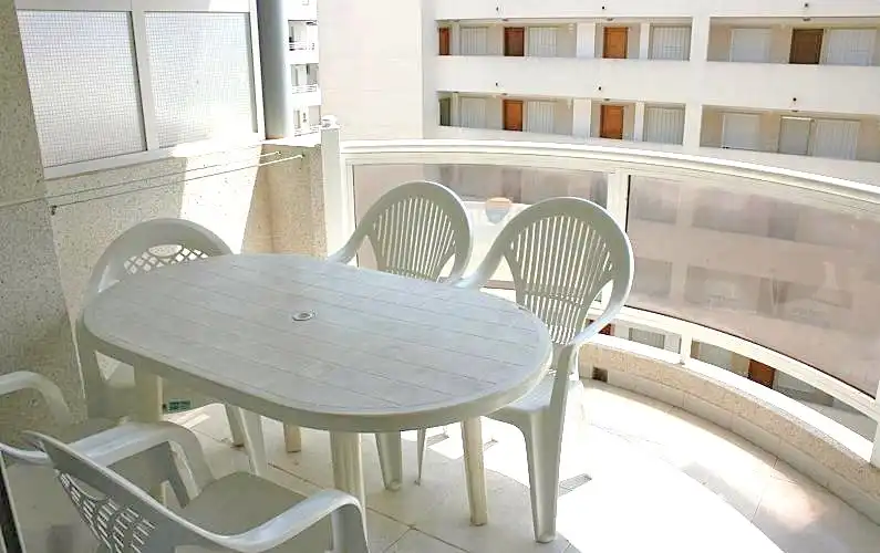 Terrasse von Wohnungen zur Miete in Peñíscola / Peníscola mit Klimaanlage, Heizung und Terrasse