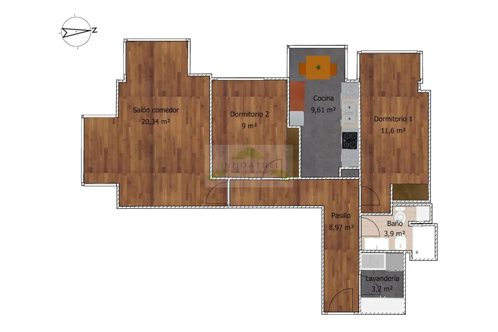 Wohnung zum Verkauf in A Coruña Capital  mit Heizung, Parkett und Abstellraum