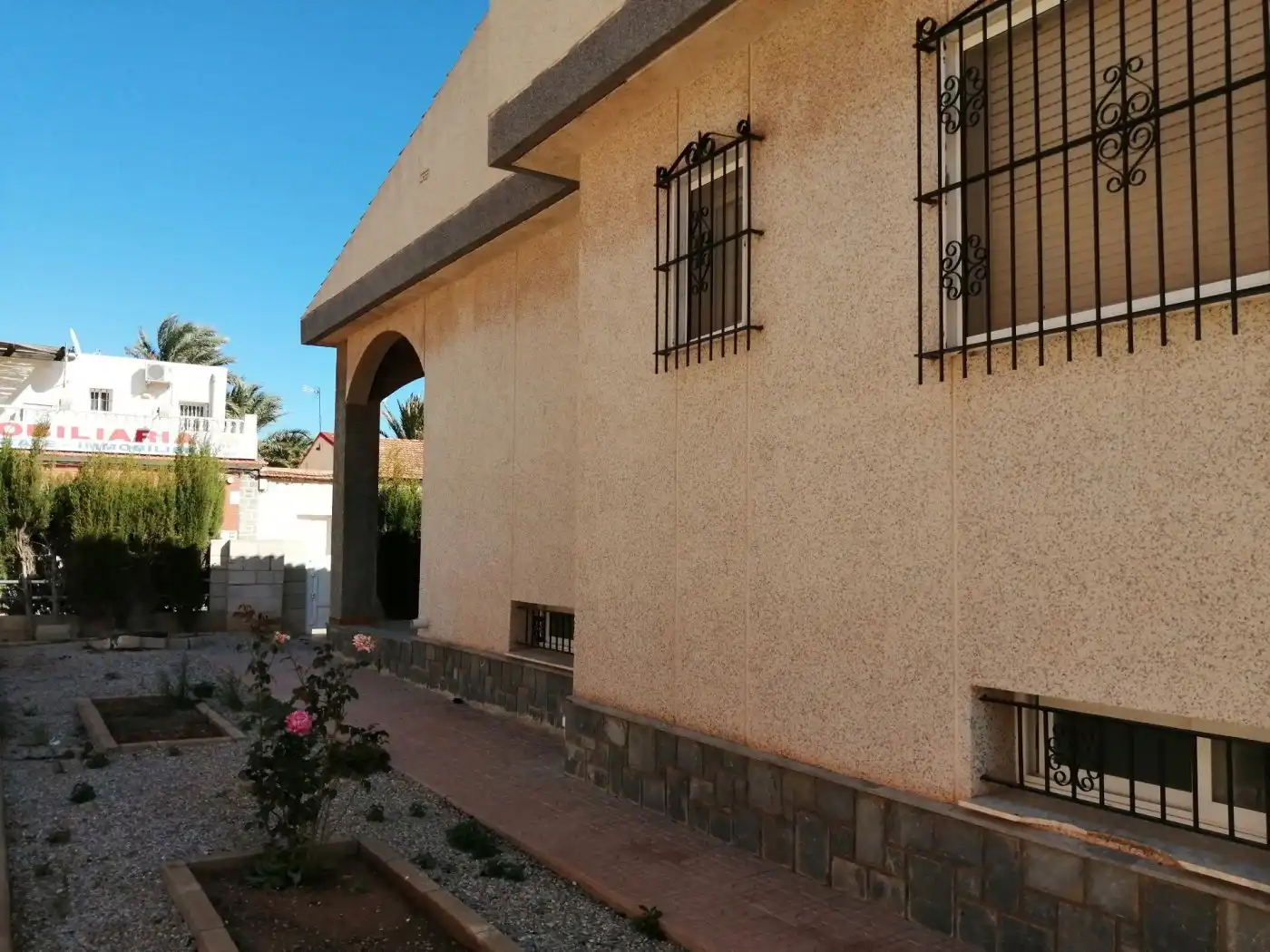 Vista exterior de Casa o chalet en venta en Cartagena con Aire acondicionado, Jardín privado y Terraza