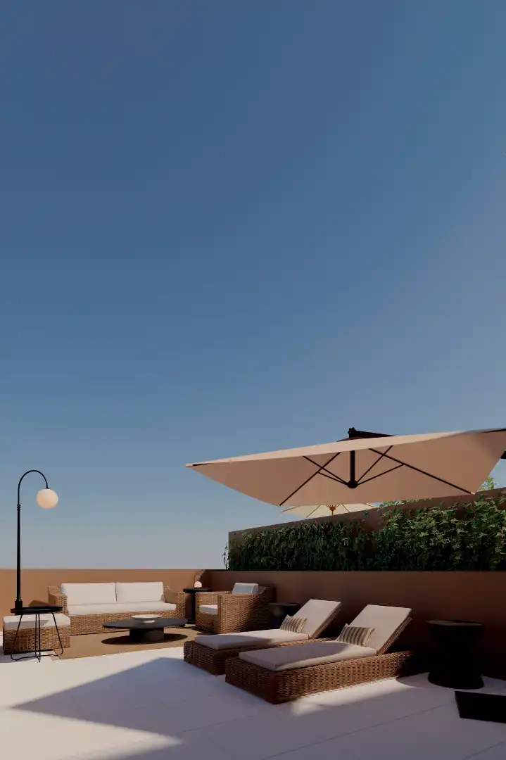 Terrace of Flat for sale in Moncofa  with Air Conditioner and Heating