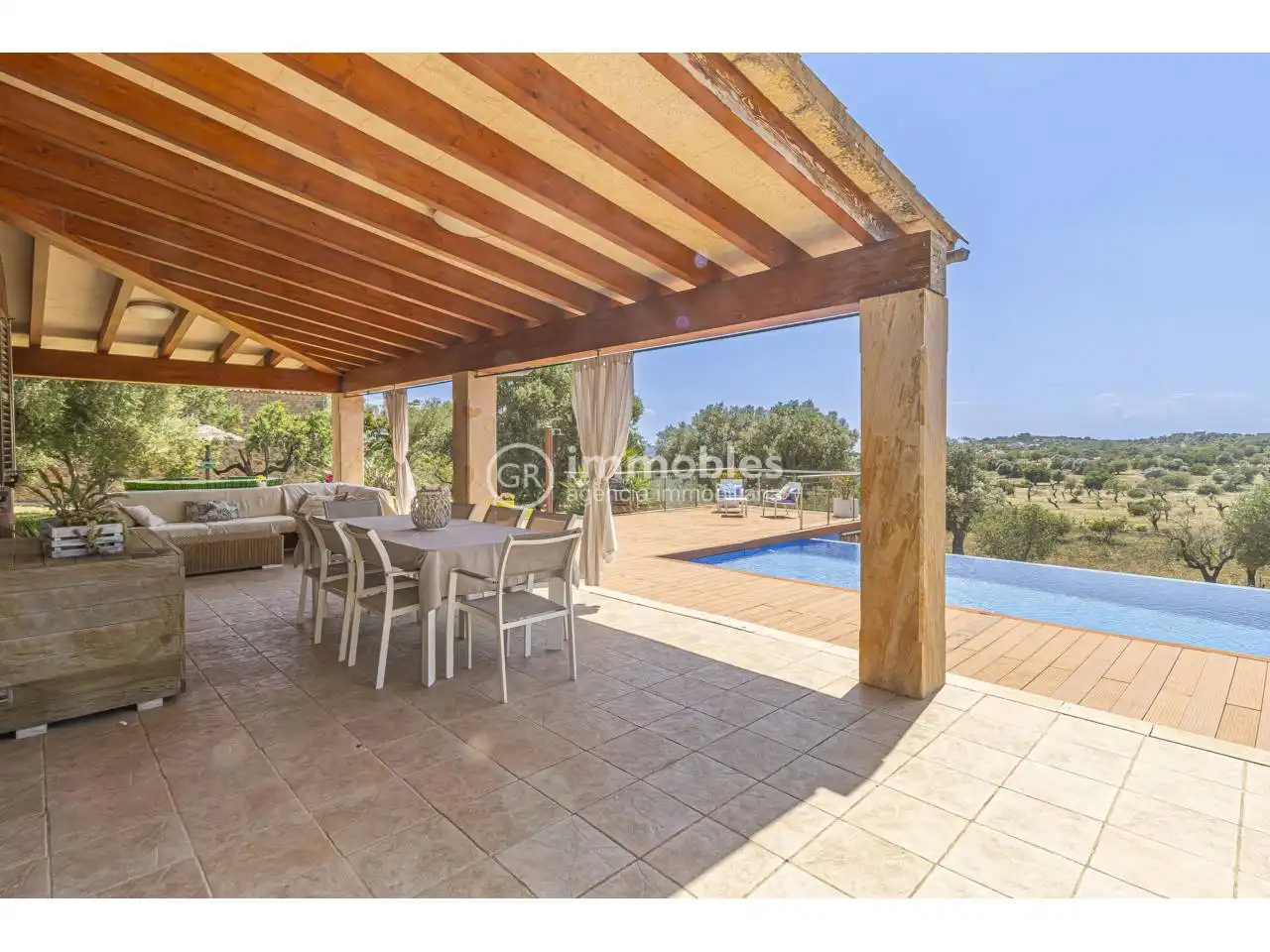 Terraza de Casa o chalet en venta en Alaró con Aire acondicionado, Calefacción y Jardín privado