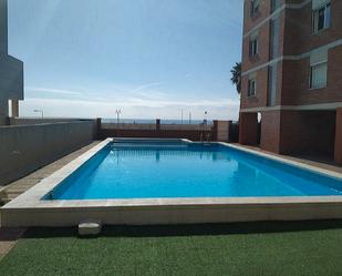 Swimming pool of Apartment to rent in Castelldefels  with Air Conditioner, Heating and Terrace