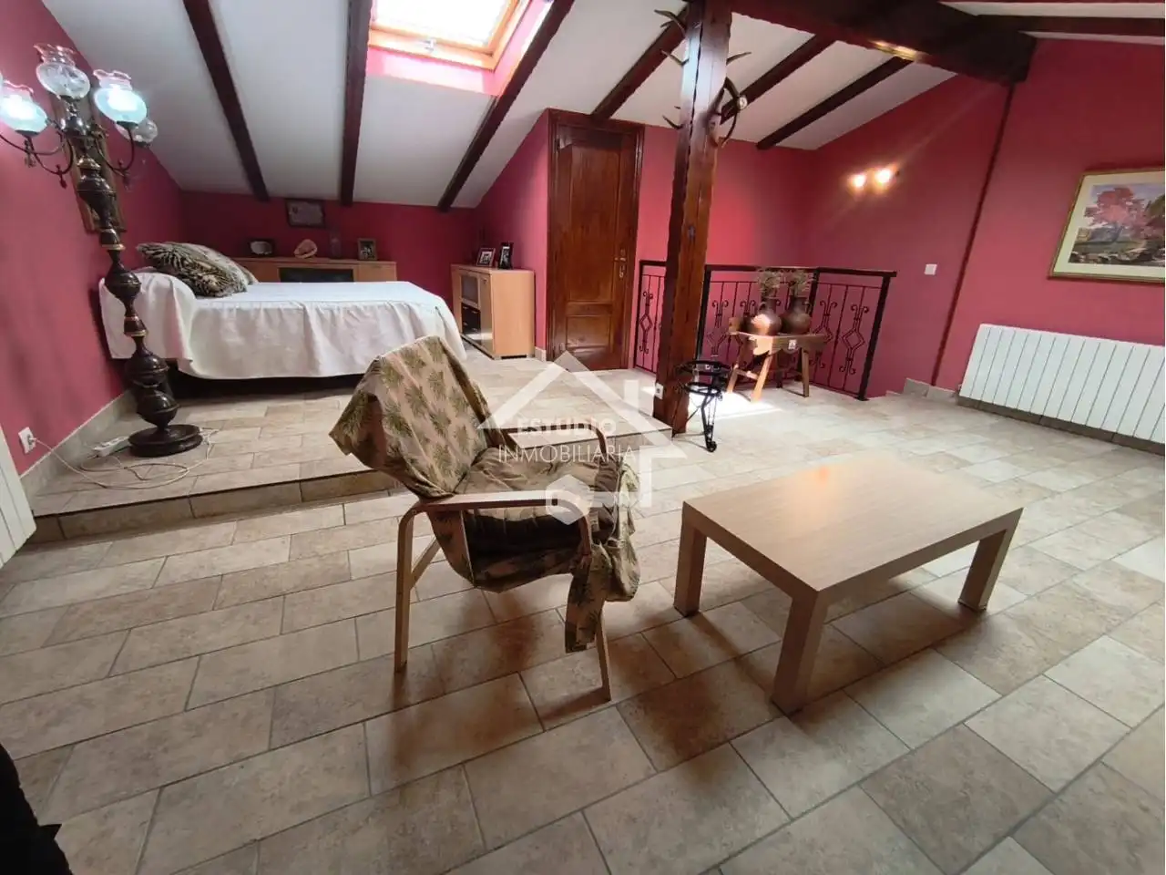 Living room of Houses for sale in Alesanco  with Heating, Private garden and Furnished