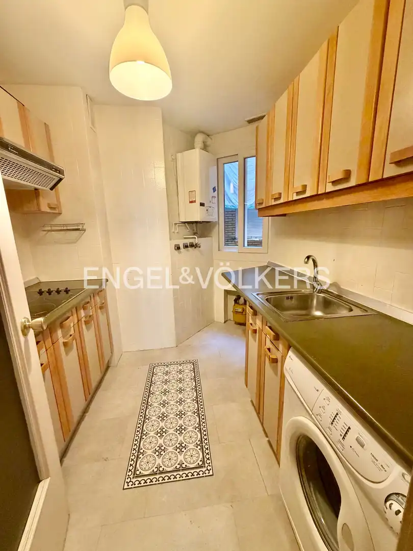 Cocina de Piso de alquiler en Madrid con Aire acondicionado, Calefacción y Parquet