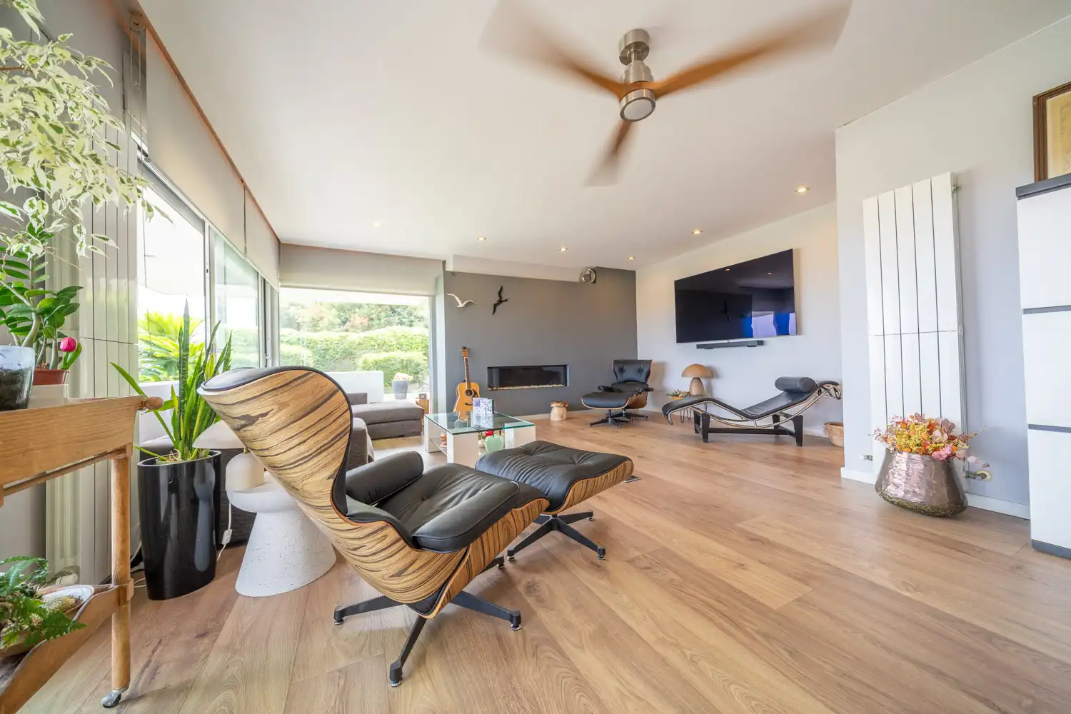 Sala de estar de Casa o chalet en venta en Santa Susanna con Aire acondicionado, Calefacción y Jardín privado