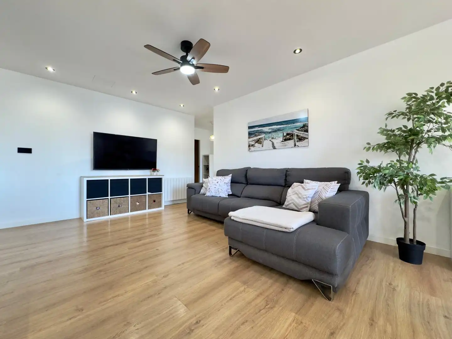 Sala de estar de Piso en venta en Aspe con Calefacción, Jardín privado y Terraza