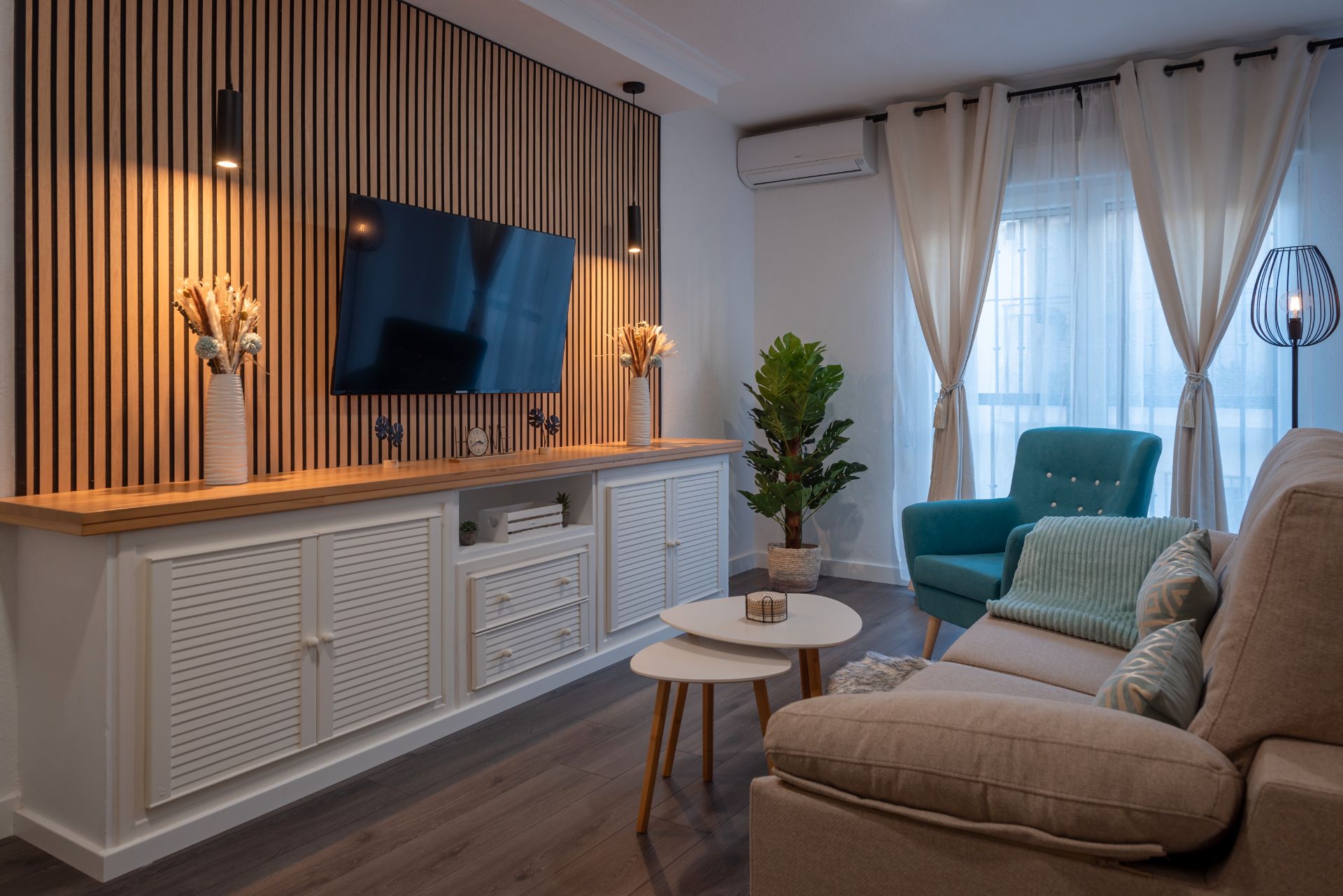 Sala d'estar de Pis en venda en Cenes de la Vega amb Aire condicionat, Calefacció i Moblat