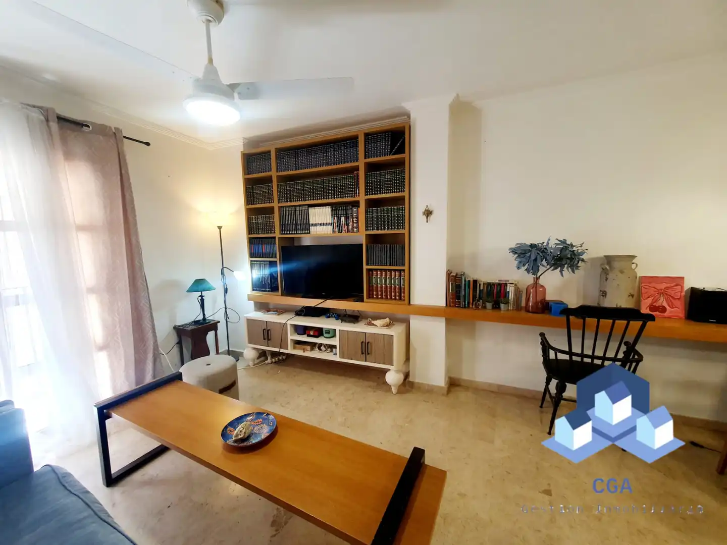Sala de estar de Piso en venta en Lorca con Aire acondicionado, Calefacción y Amueblado