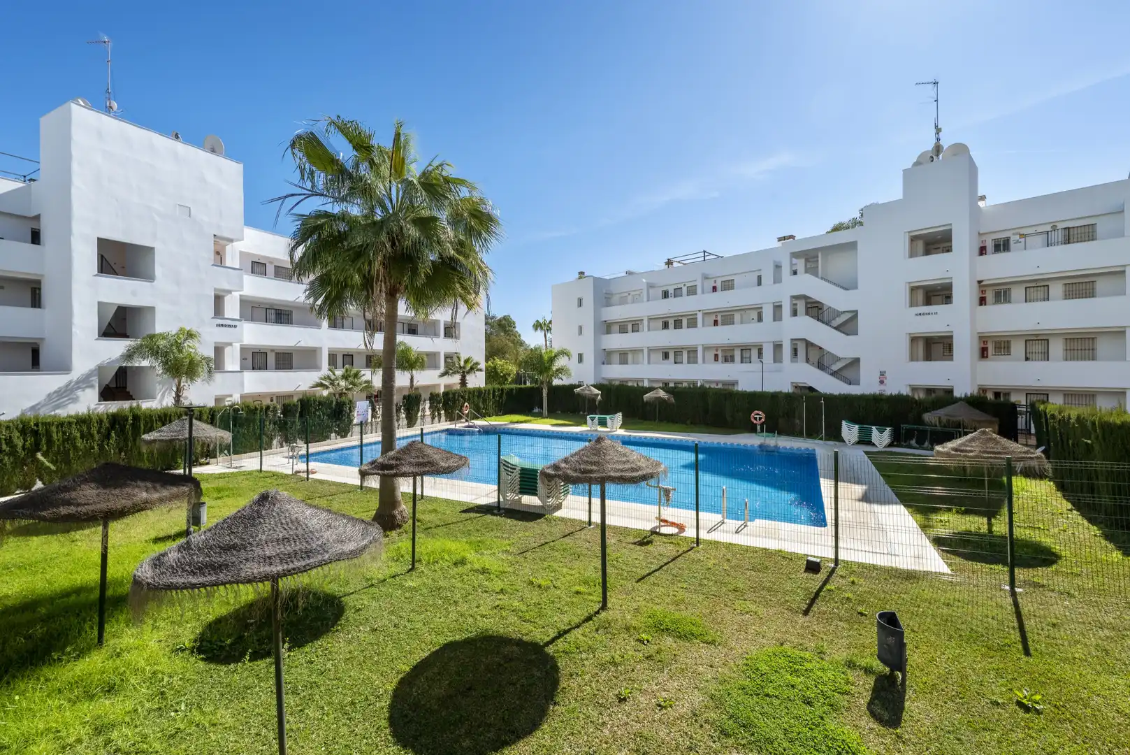 Exterior view of Attic for sale in Mijas  with Air Conditioner, Terrace and Swimming Pool