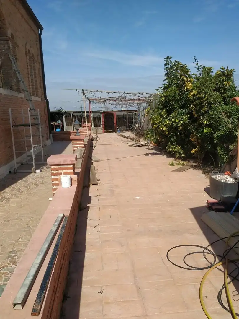 Terrassa de Finca rústica en venda en La Ràpita amb Aire condicionat, Calefacció i Jardí privat