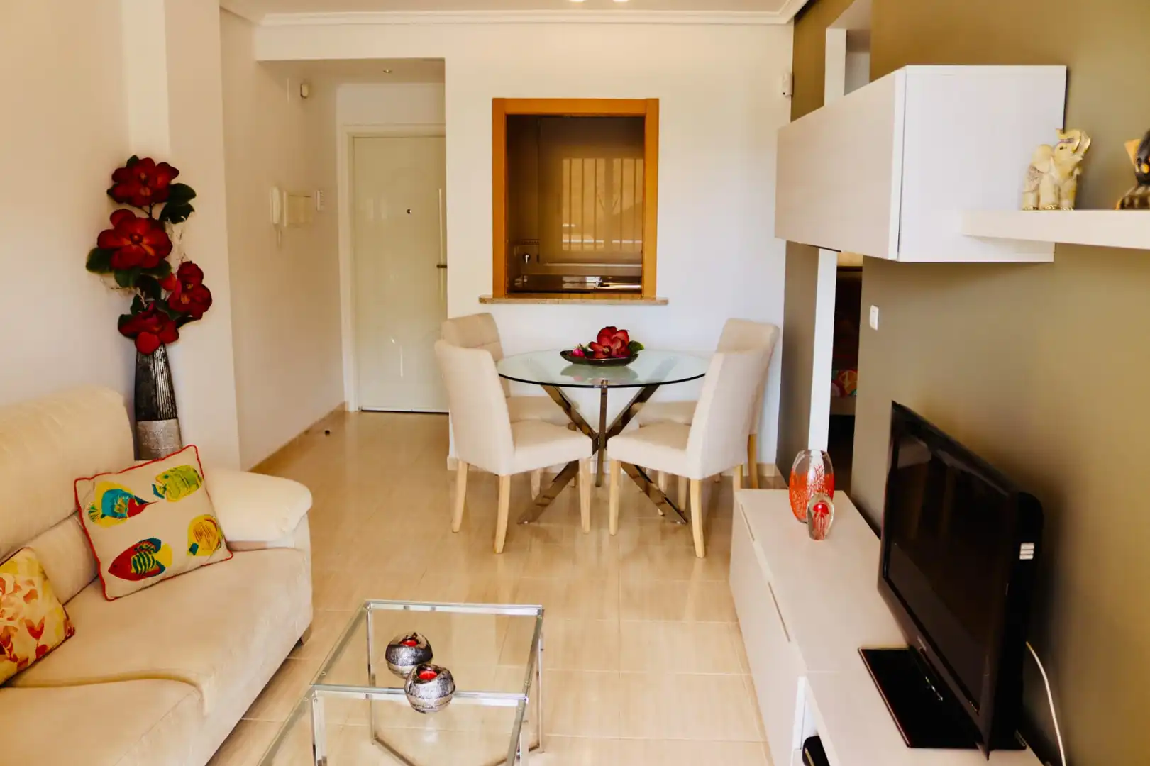 Sala de estar de Apartamento en venta en Oropesa del Mar / Orpesa con Aire acondicionado, Terraza y Trastero