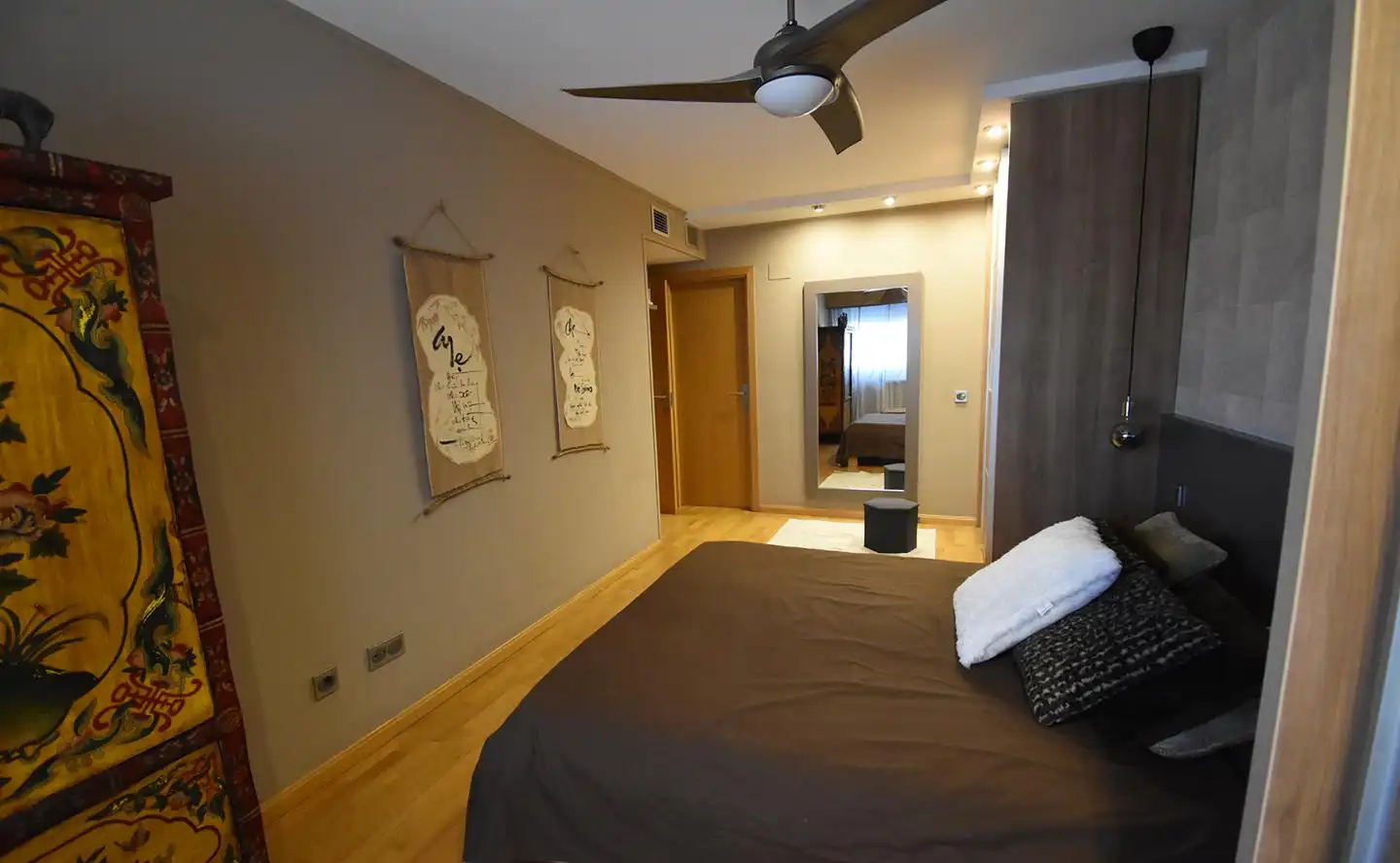 Schlafzimmer von Wohnung zum Verkauf in Zaragoza mit Klimaanlage, Heizung und Parkett